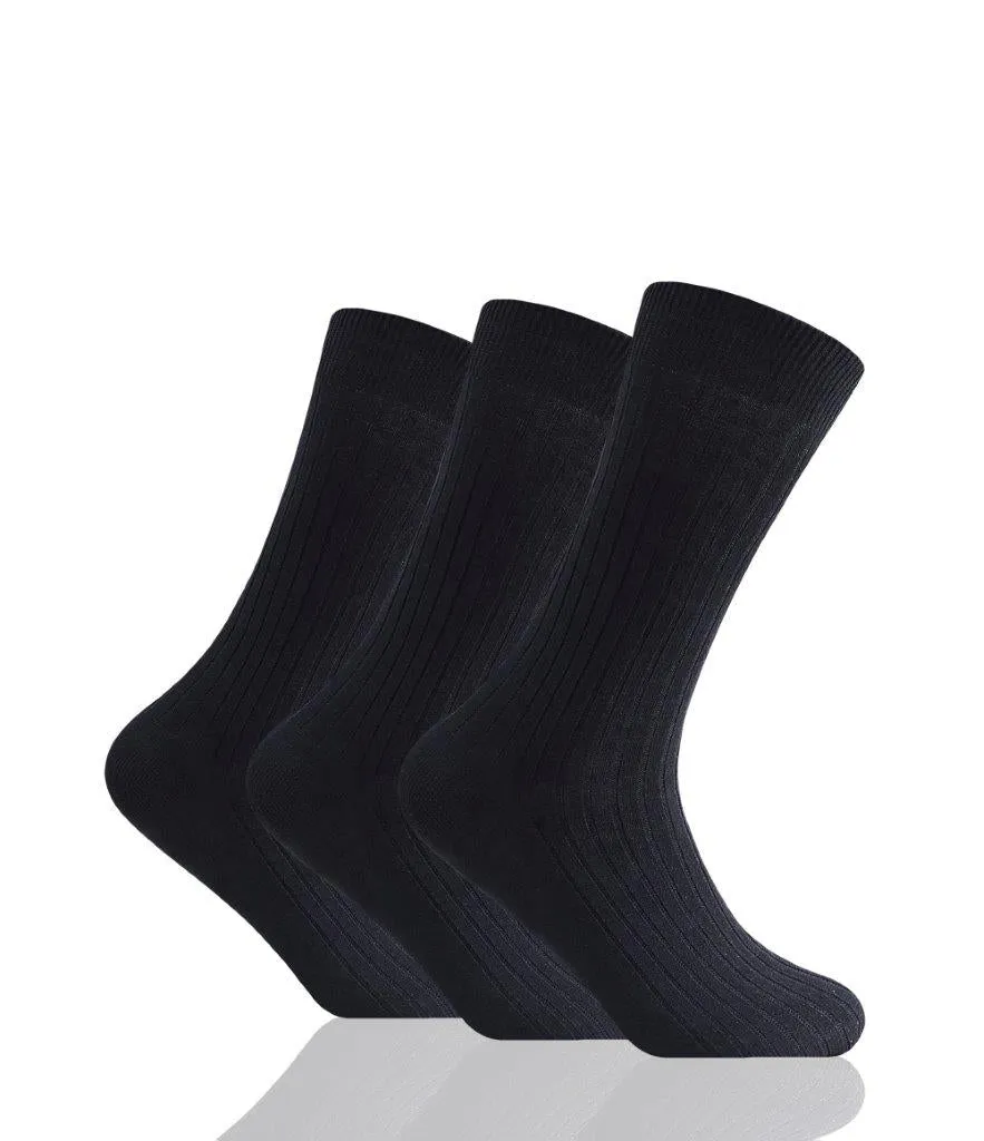 12PACK MENS 100% COTTON SOCKS