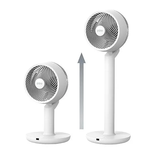 2-in-1 Circulating Floor & Desk Fan