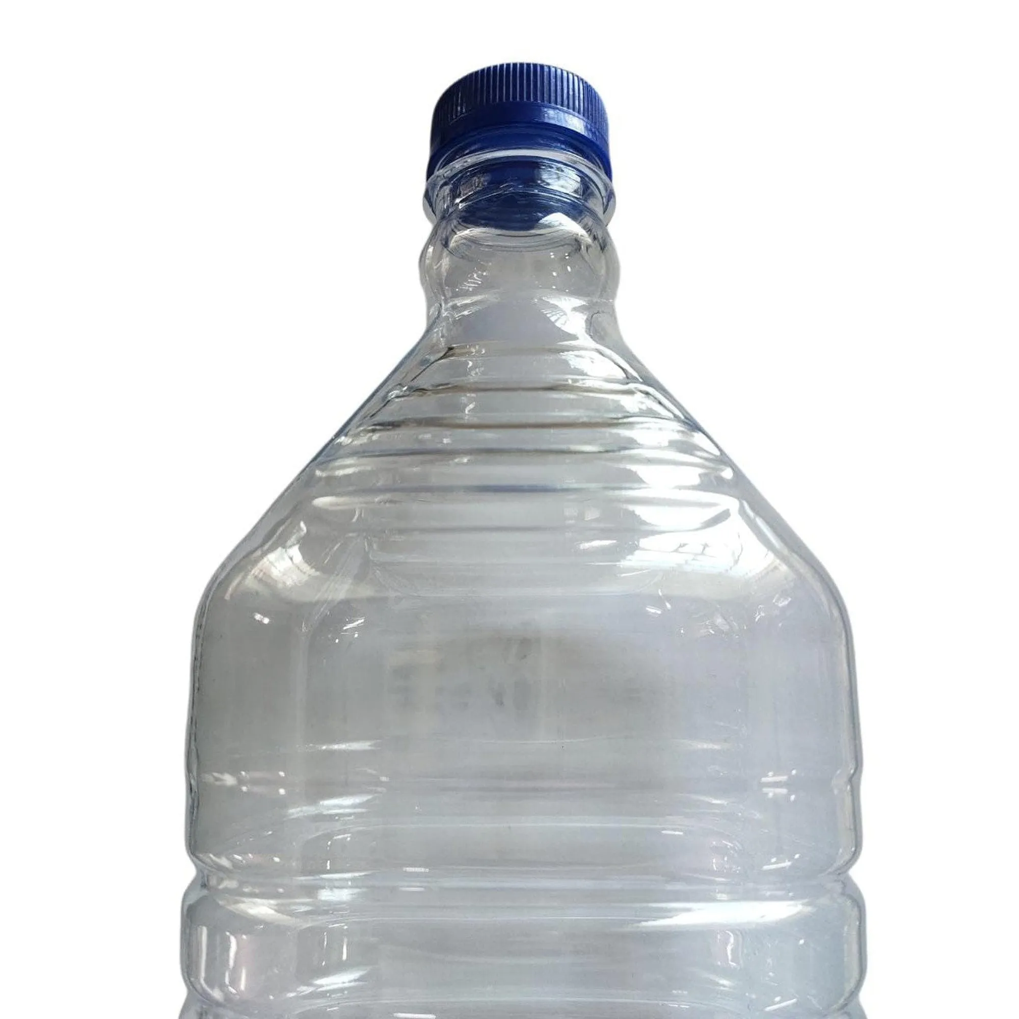 2L PET Plastic Bottle Clear with Lid & Carry Tag