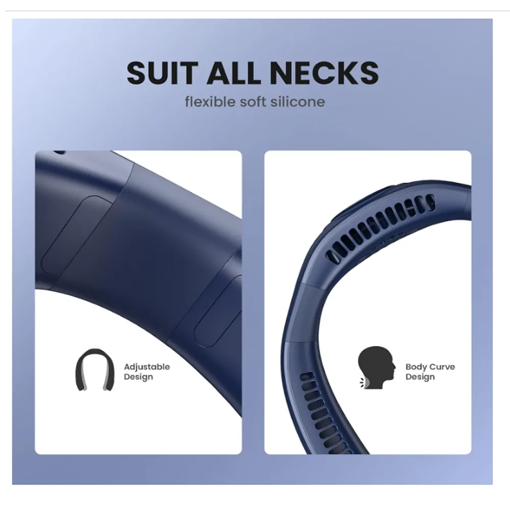 Adjustable Neck Band Fresh Breeze Neck Fan Fu-031