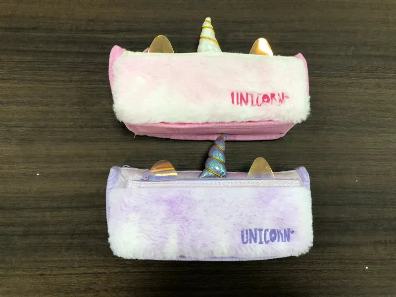 Atlas Pencil Case Unicorn W-Horn Purple-Pink