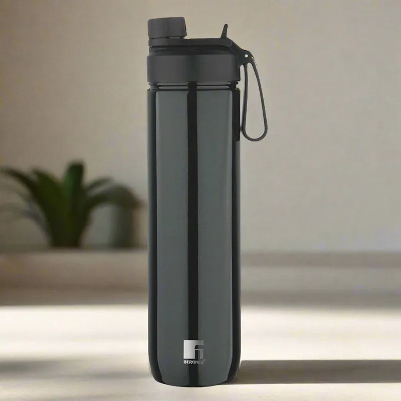 Bergner Walking Sipmate Thermosteel Hot And Cold Flask (Black) - 530 ML