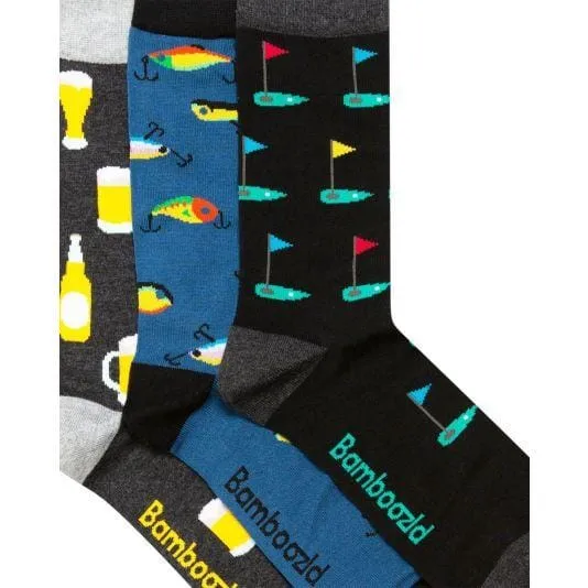 Blokes Life 3 pair Socks Gift Box