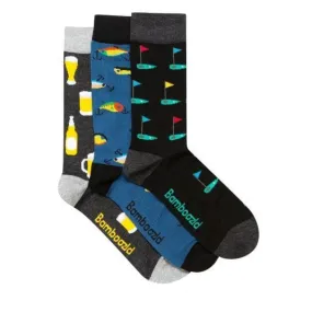 Blokes Life 3 pair Socks Gift Box