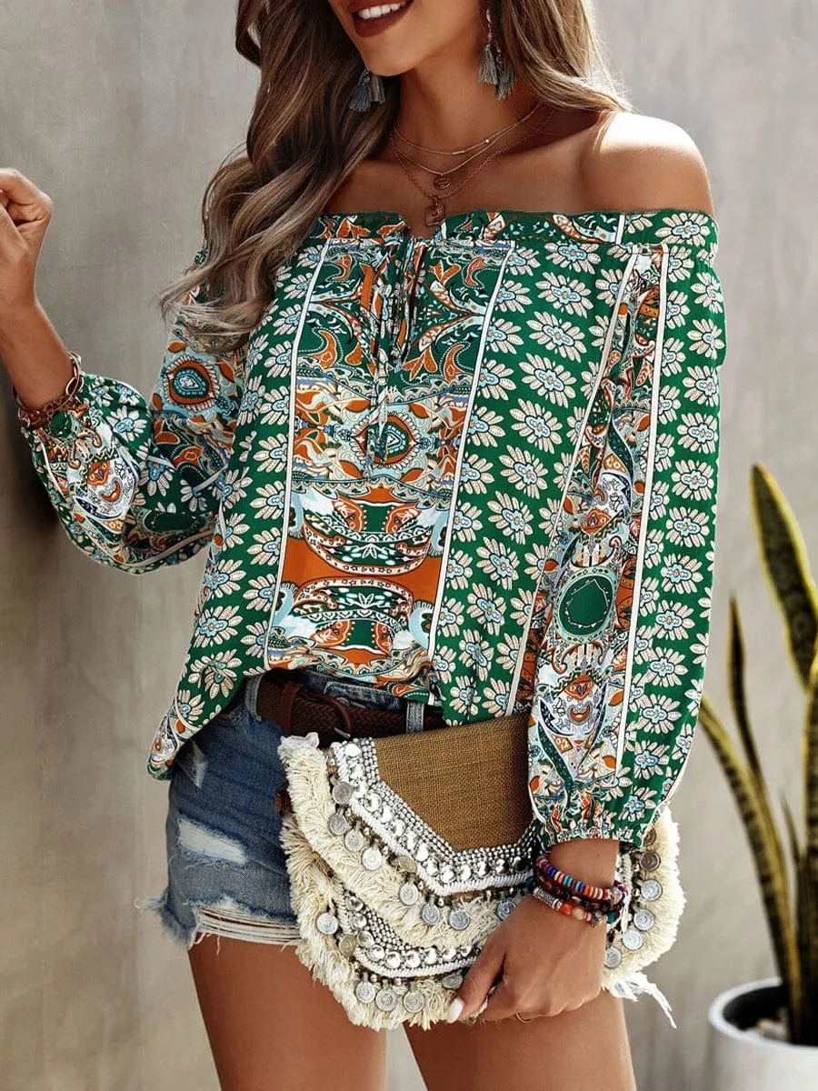 Bohemian Print Blouse