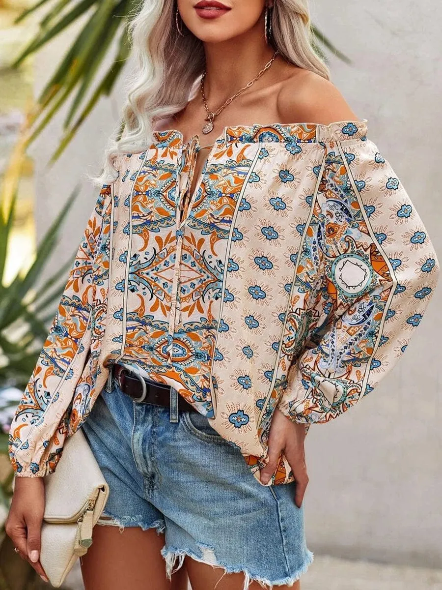 Bohemian Print Blouse