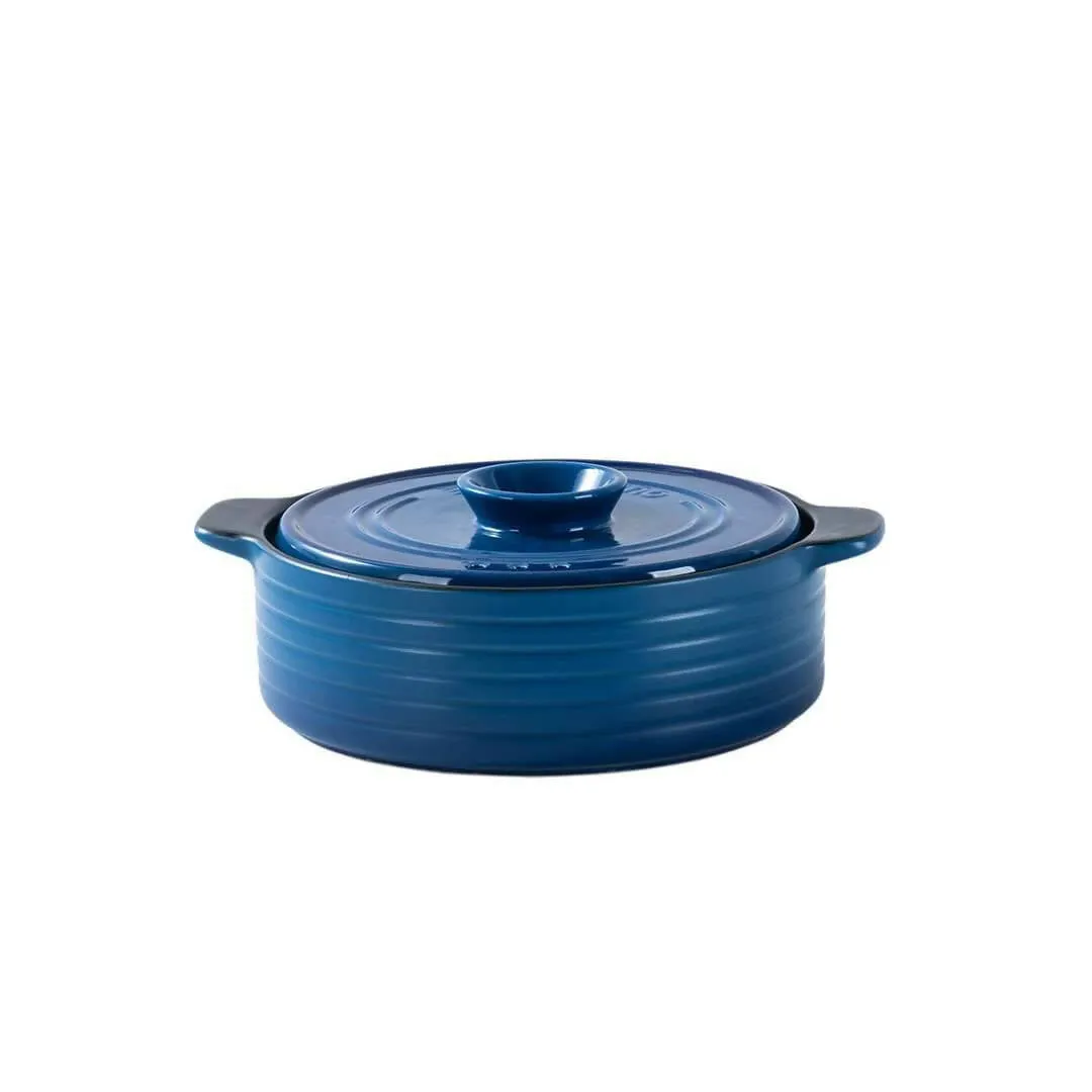 Che Brucia Direct Fire Ceramic Cooking Casserole Blue