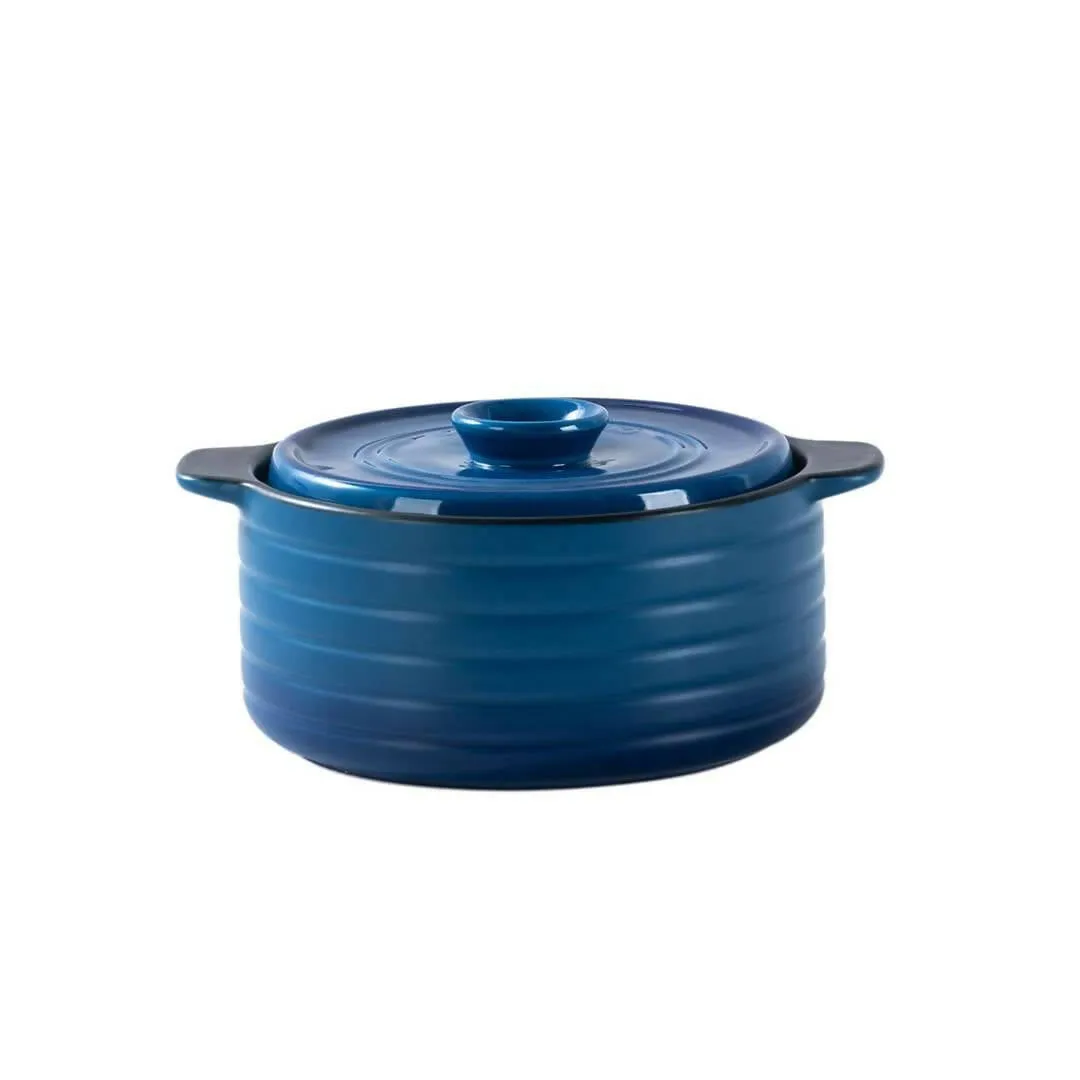 Che Brucia Direct Fire Ceramic Cooking Casserole Blue