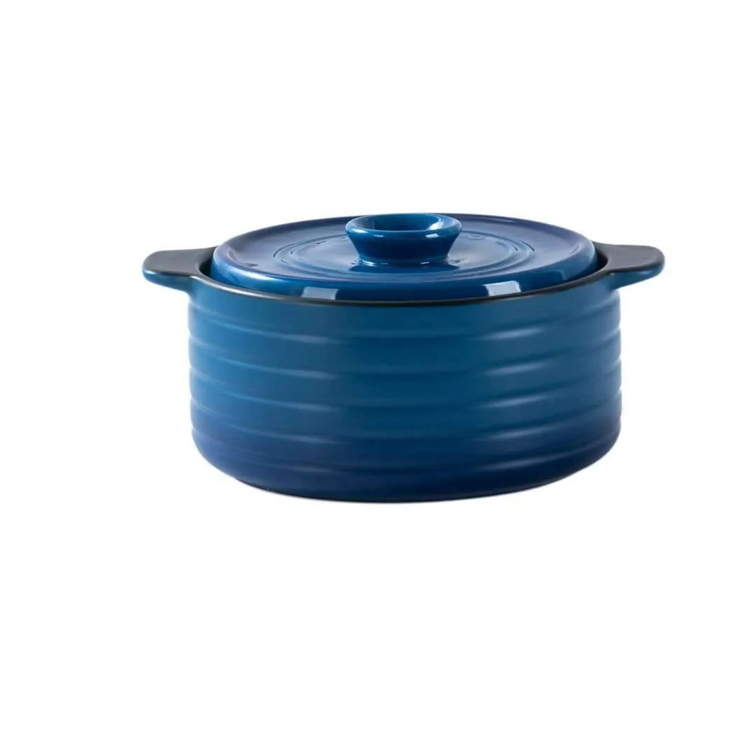 Che Brucia Direct Fire Ceramic Cooking Casserole Blue