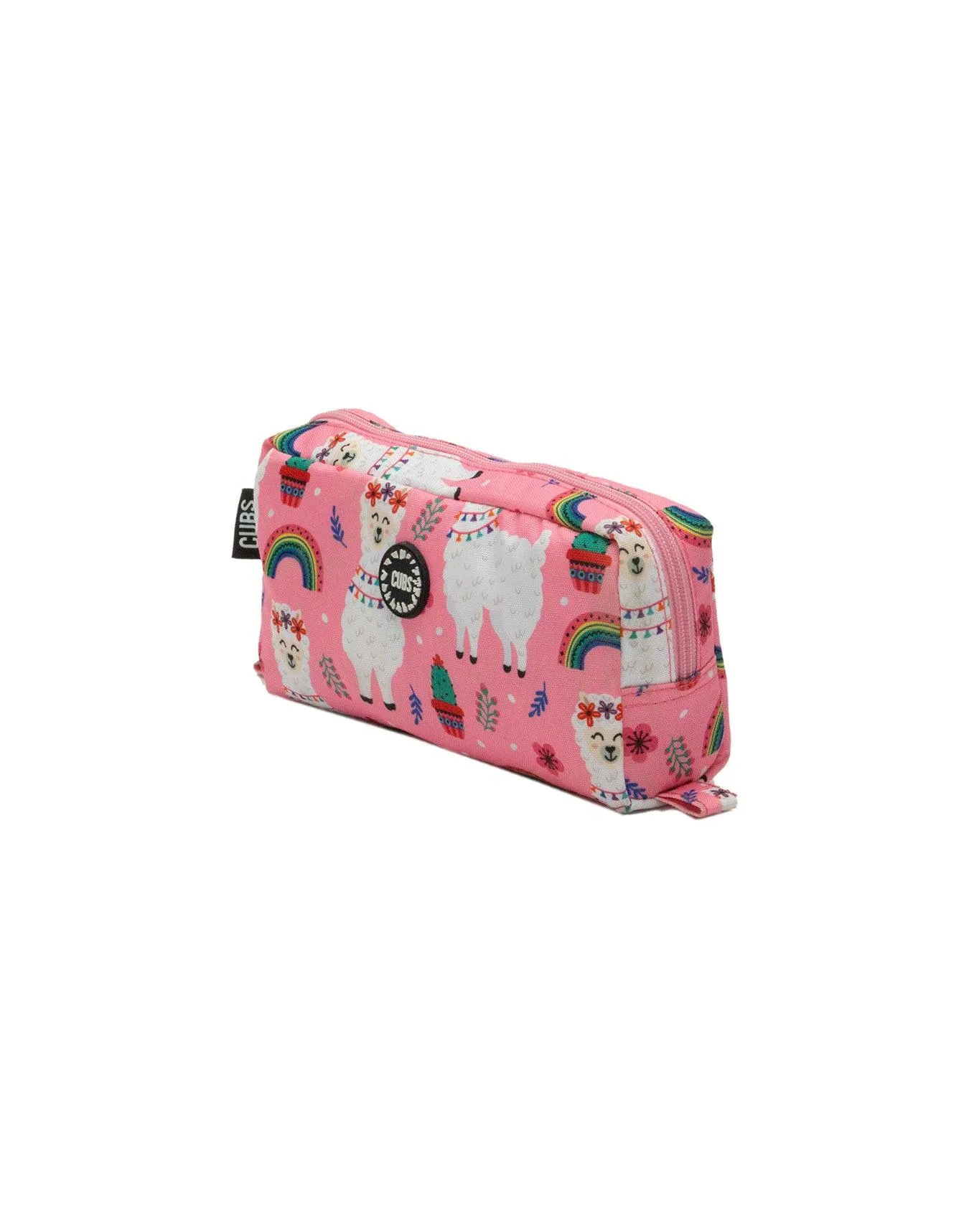 Cubs Pink Llama Pencil Case