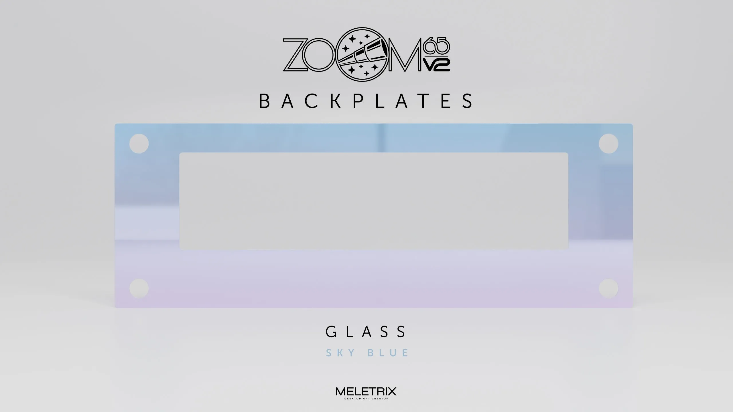 Extra Backplates for Zoom65 Essential Edition V2 Keyboard Kits