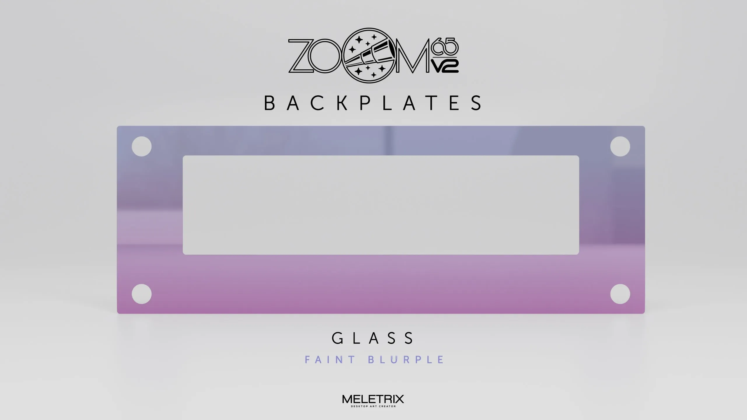 Extra Backplates for Zoom65 Essential Edition V2 Keyboard Kits