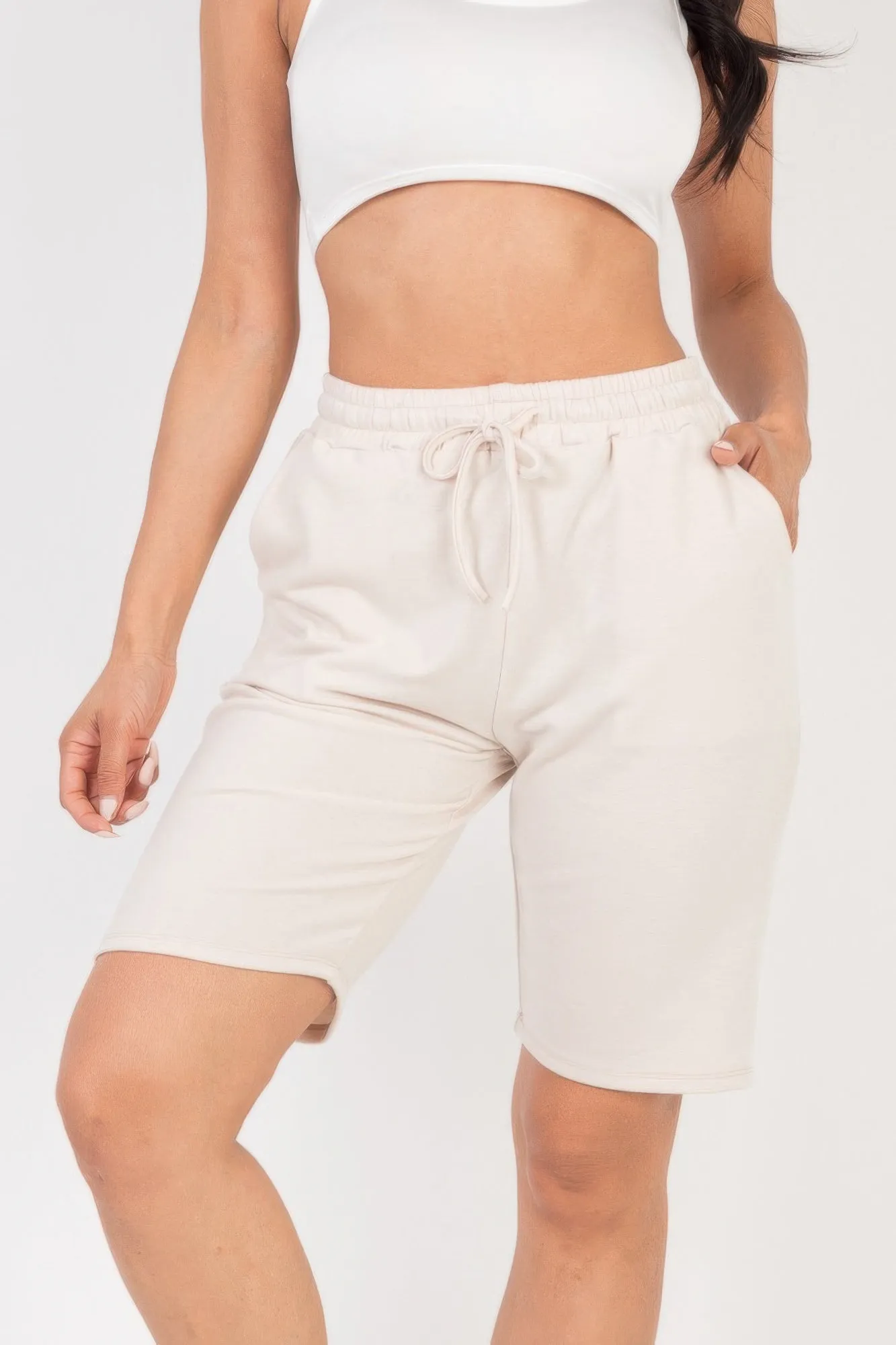 French Terry Bermuda Shorts