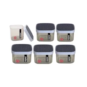 Fusion Plastic Containers 550ML, Set of 6