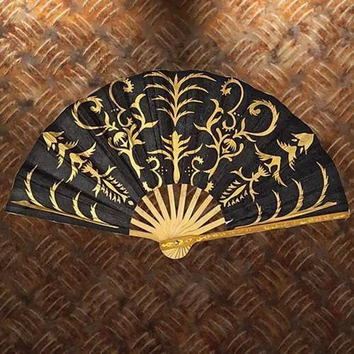 Gilded Paper Hand Fan