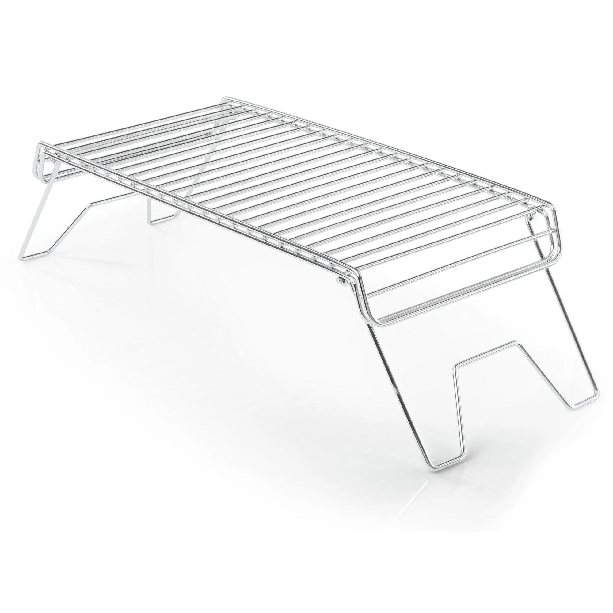 GSI Outdoors Folding Campfire Heavy-Duty Welded Stainless Steel Grill