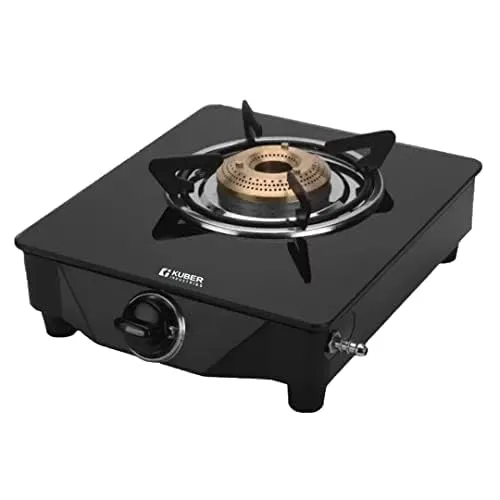 Homestic Gas Stove 1 Burner|Wobble Free Pan Support Stand|Break Resistant|Compact & User-Friendly Design