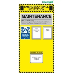 Maintenance Spill Kit Station Board