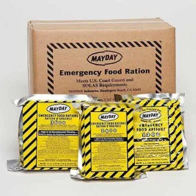 Mayday Emergency Food Bars 3600 Calorie Food Bars (20 Per Case) weight 39 lbs