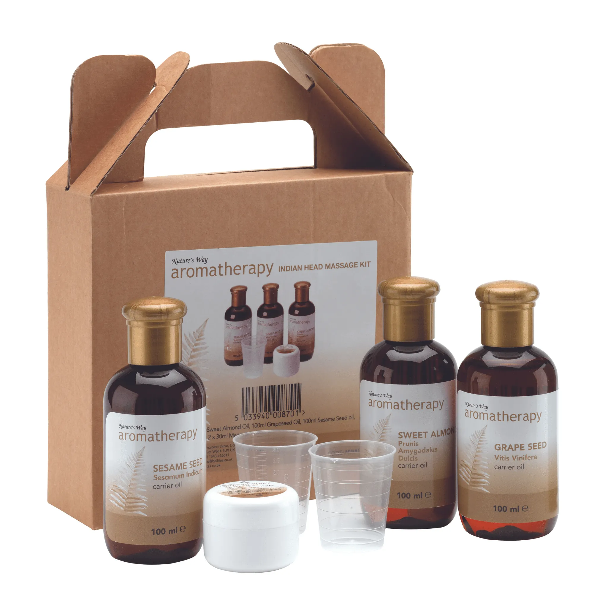 Natures Way Aromatherapy Indian Head Massage Kit