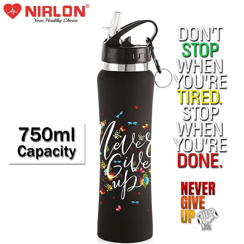 Never Give Up Sipper Water Bottle - 750 ML