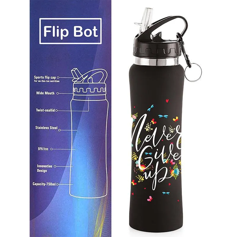 Never Give Up Sipper Water Bottle - 750 ML