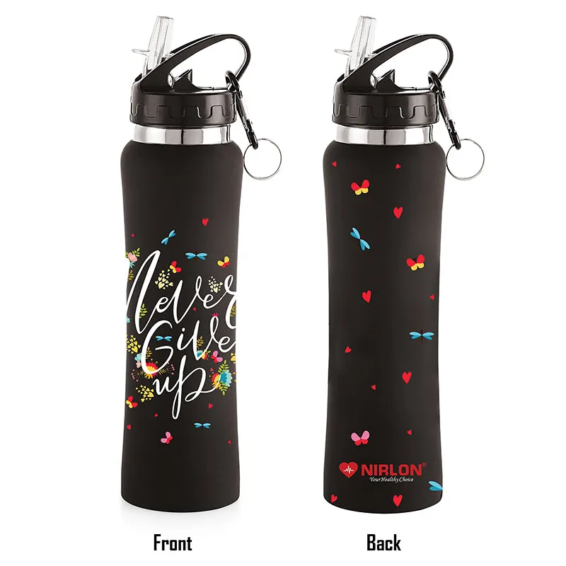 Never Give Up Sipper Water Bottle - 750 ML