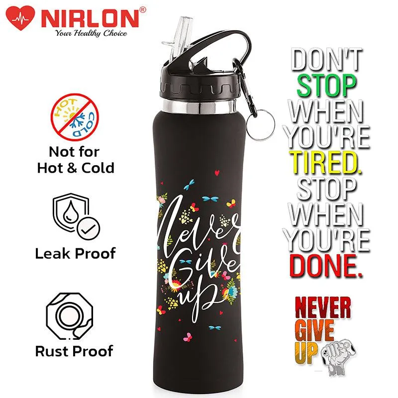 Never Give Up Sipper Water Bottle - 750 ML