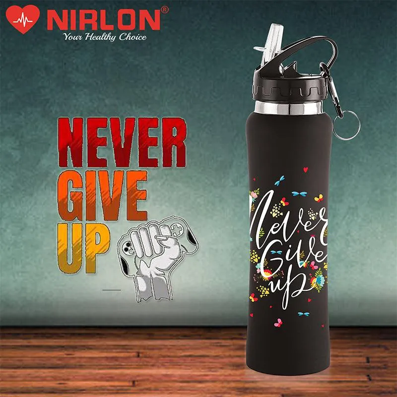 Never Give Up Sipper Water Bottle - 750 ML