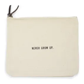 Never Grow Up Canvas Bag