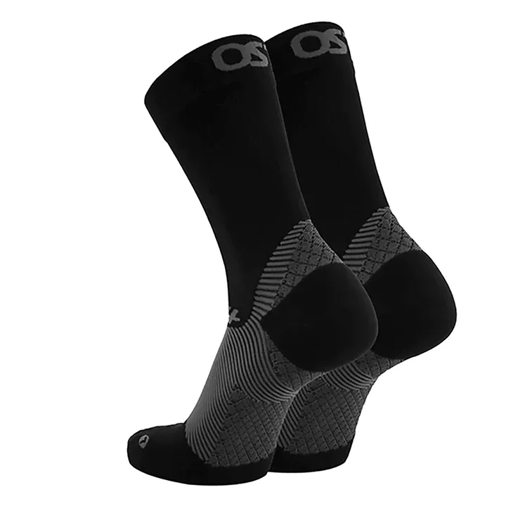 OS1st Plantar Fasciitis Crew Socks (Black)