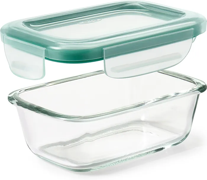 OXO Good Grips  1.6 Cup Smart Seal Glass Rectangle Container