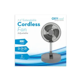 Oxy Cool Cordless Desk Fan 7.8 Inch