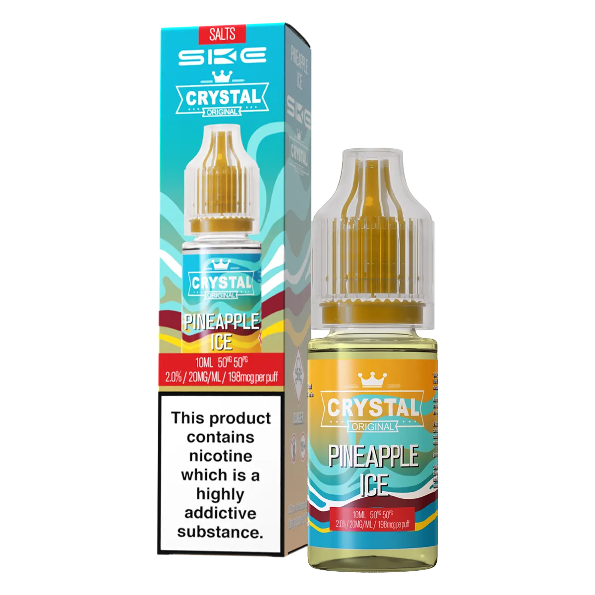 Pineapple Ice Nic Salt by SKE Crystal 10ml