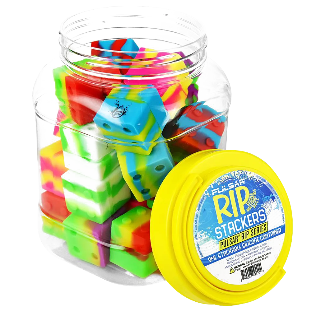 Pulsar RIP Series Silicone Dab Container - 25pc