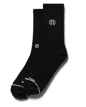 Reigning Champ X Stance Training Crew Sock Black