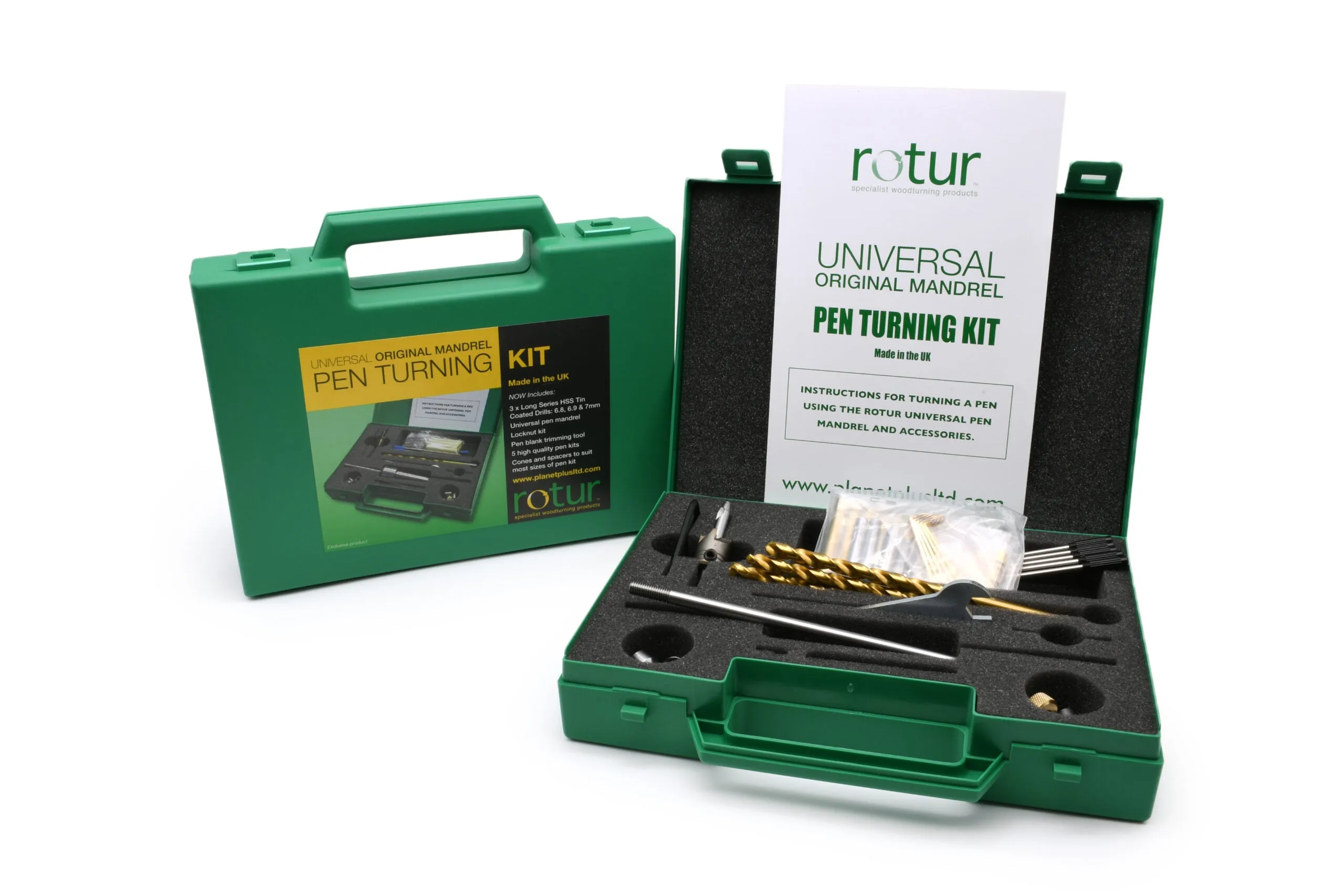 Rotur Pen Turning Kit In Case - No Shank 0MT/K