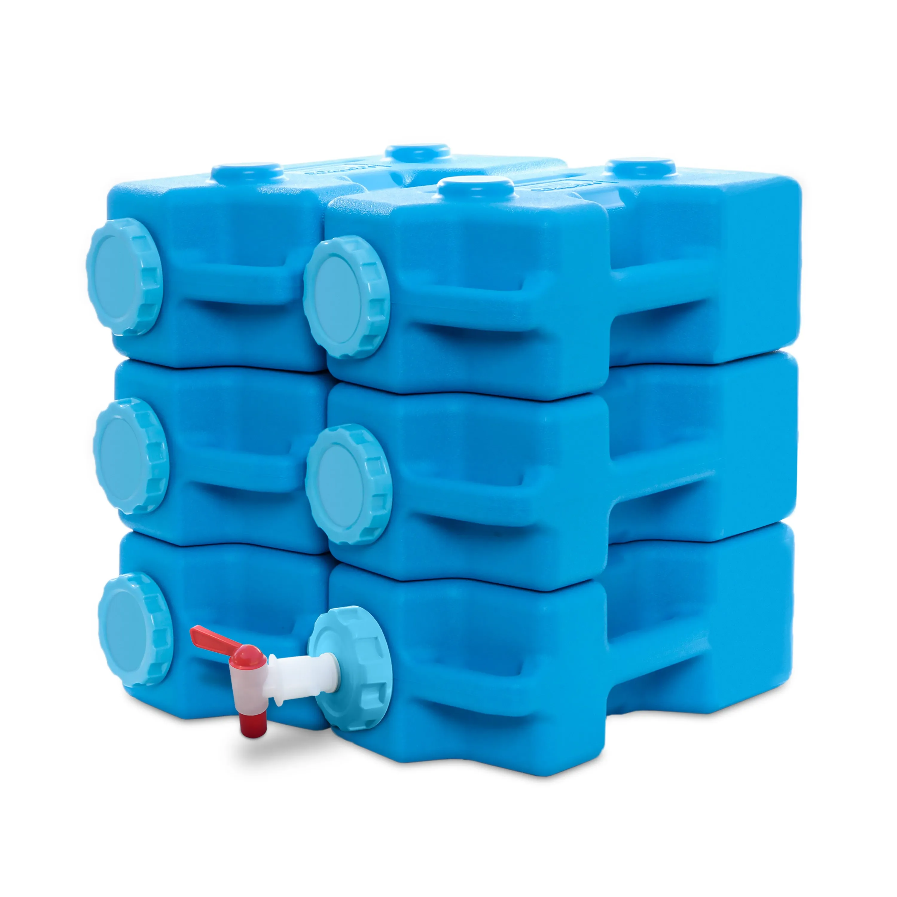 Saganlife 6 pack - AquaBrick Container w/Spigot