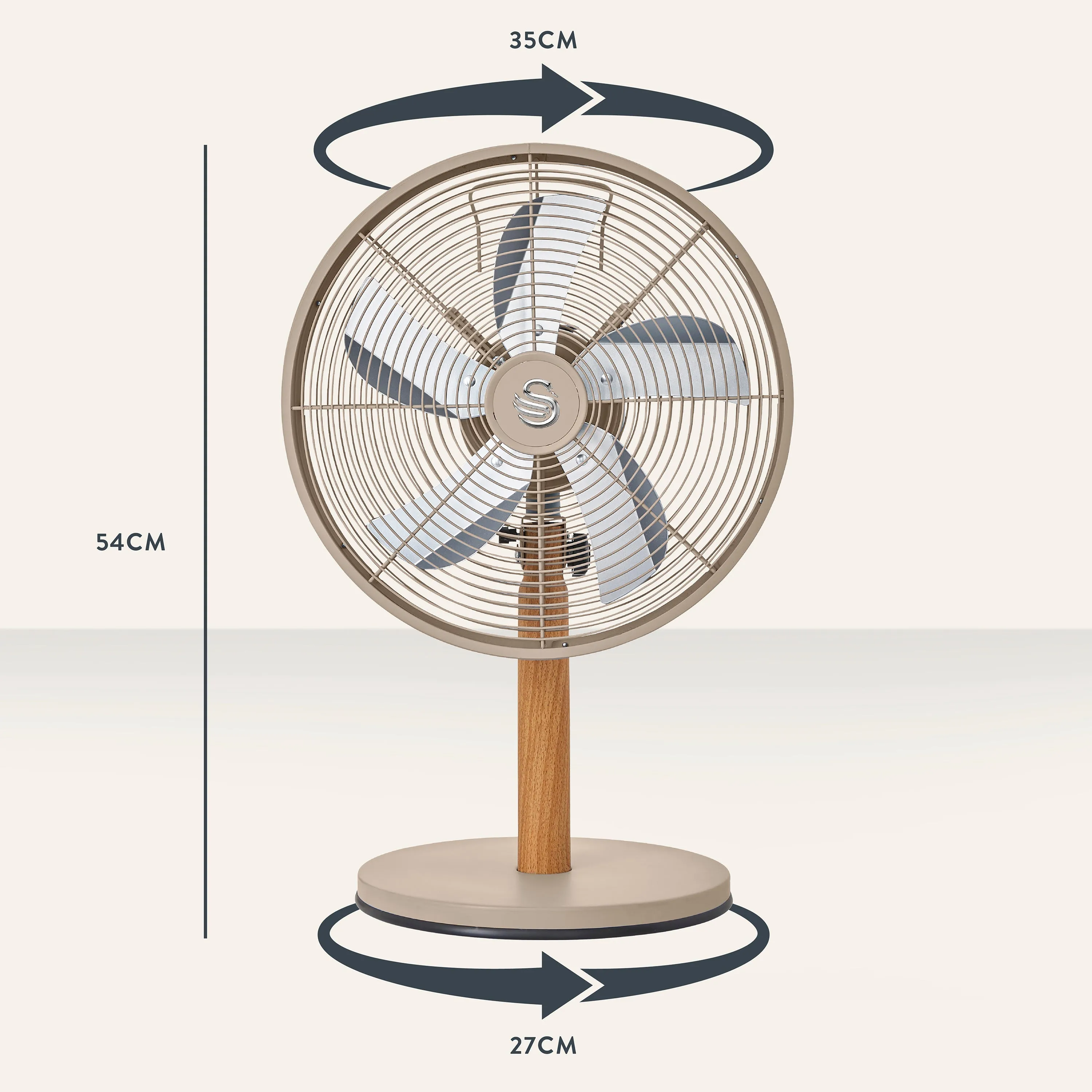 Swan 12 Inch Nordic Desk Fan