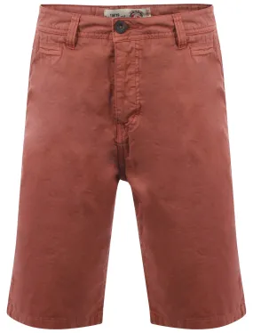 Tokyo Laundry Gustave Red Chino Shorts