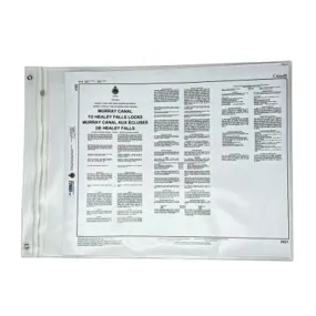 Vinyl Chart Case - Transparent. 10" x 16-1/2"