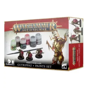 Warhammer Age of Sigmar Miniature Kit - Orruk Warclans   Paint Set