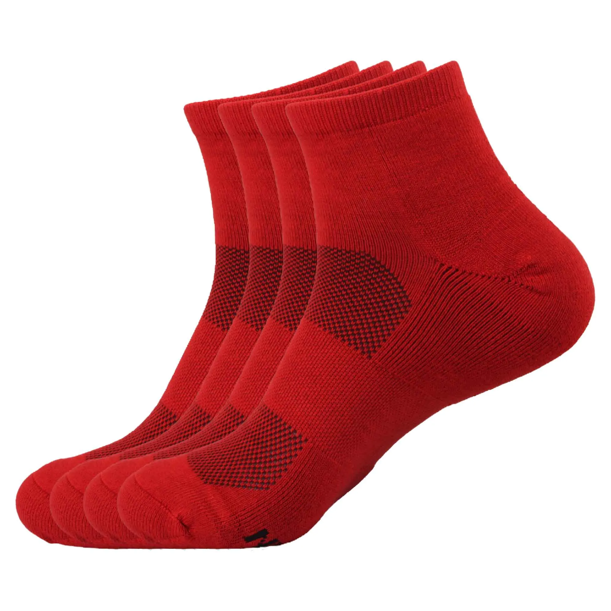 Women's Rayon from Bamboo Fiber Sports Superior Wicking Athletic Quarter Socks