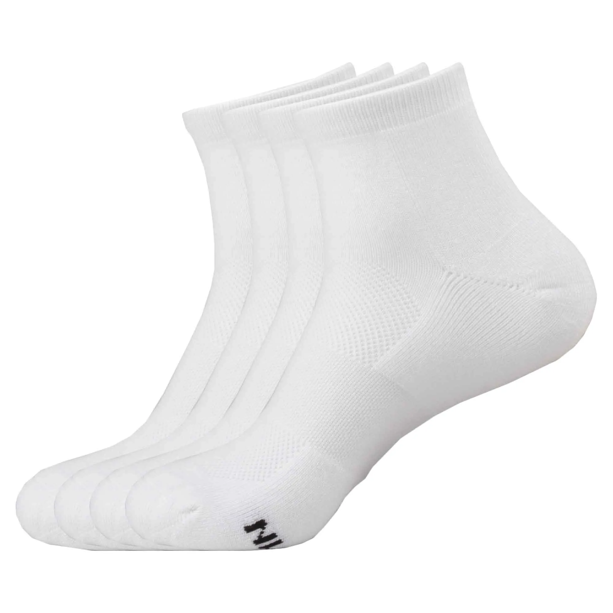 Women's Rayon from Bamboo Fiber Sports Superior Wicking Athletic Quarter Socks